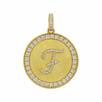 Rhinestone Initial Medal (Customization)