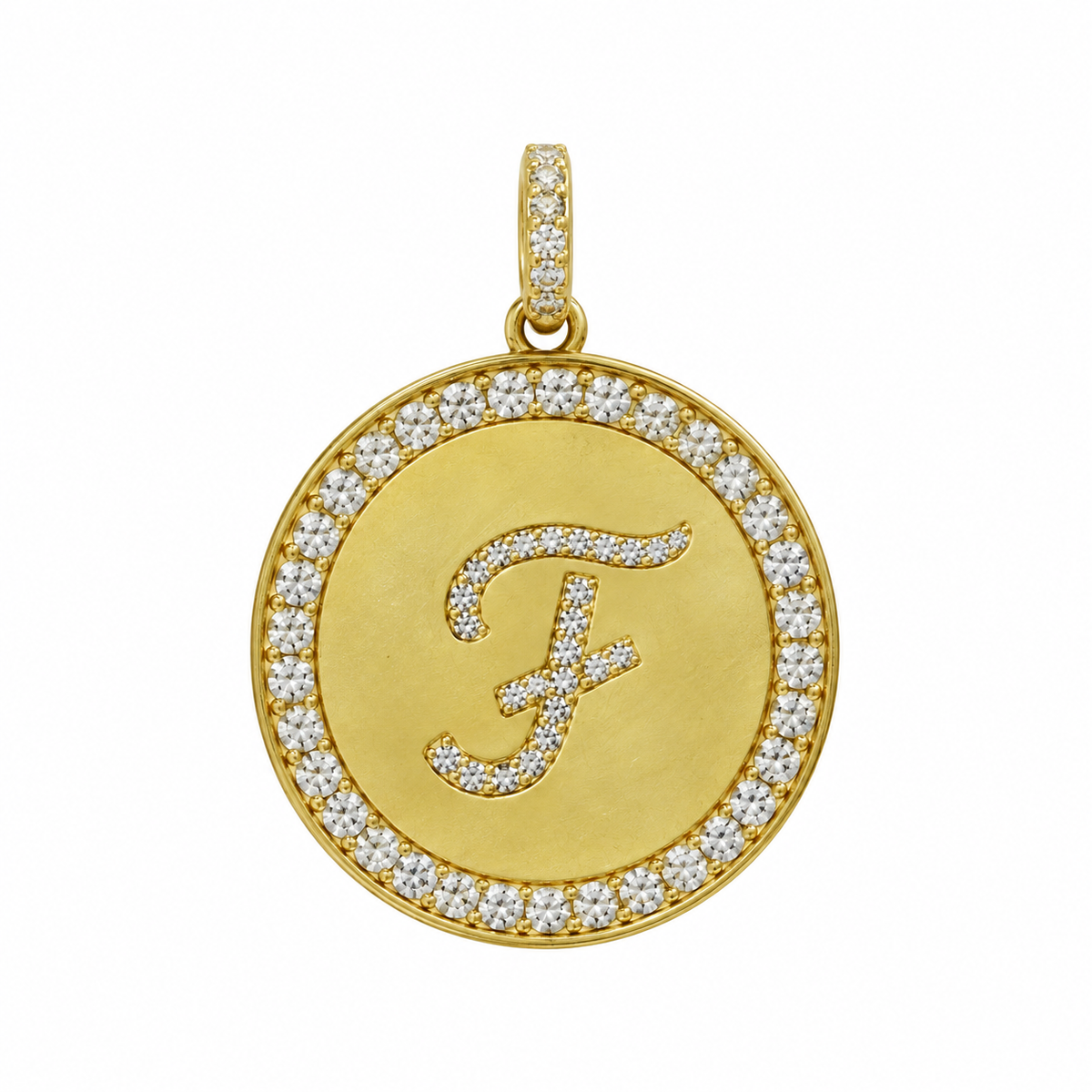 Medalla Inicial Strass XL