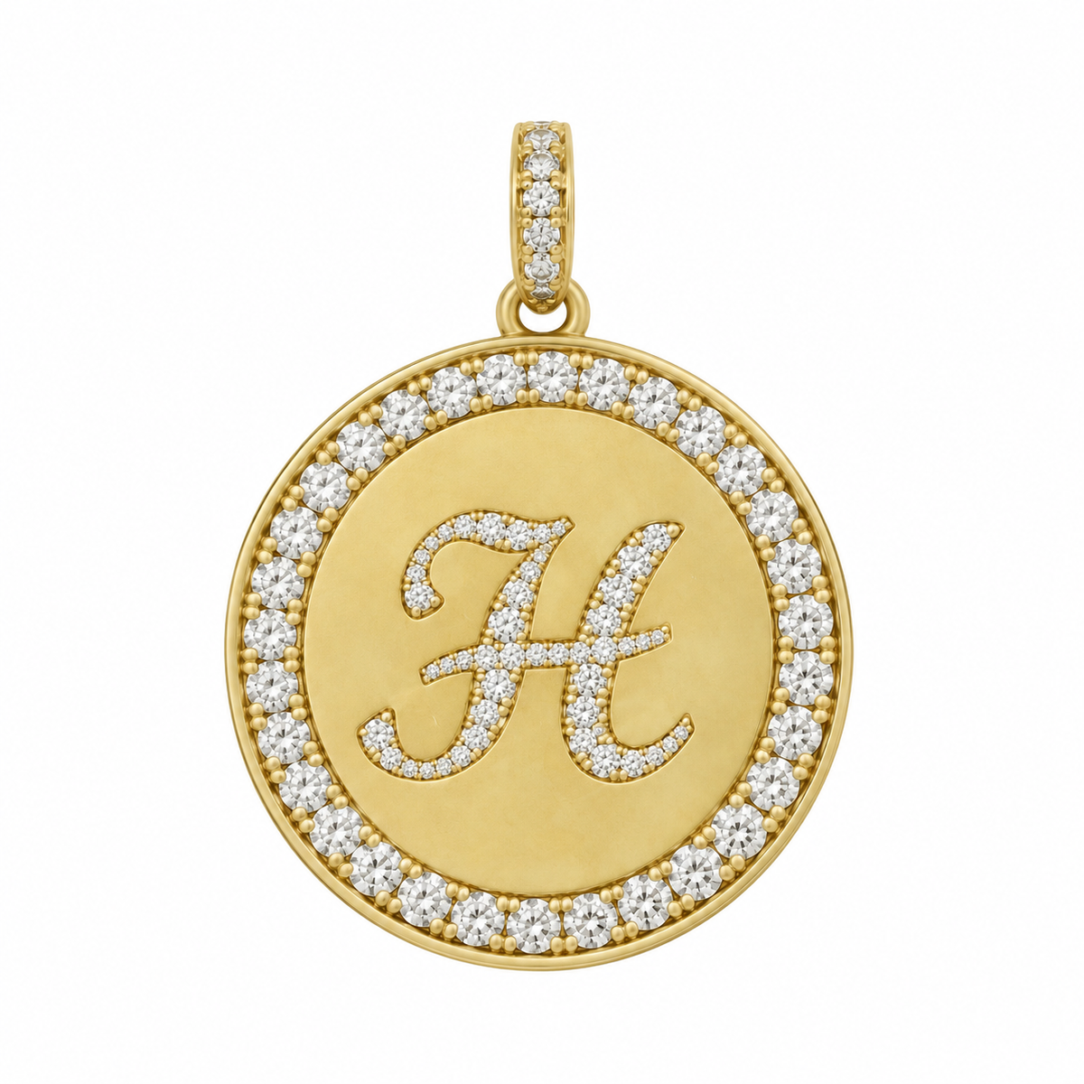 Medalla Inicial Strass XL