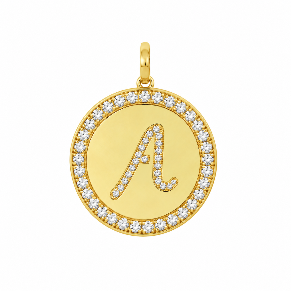 Medalla Inicial Strass XL