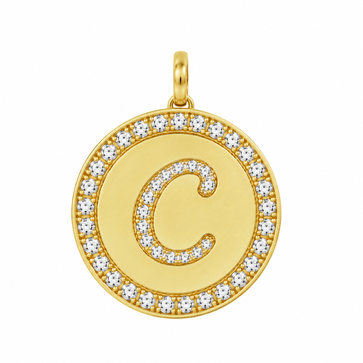 Medalla Inicial Strass XL