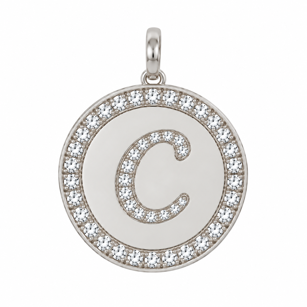 Medalla Inicial Strass XL
