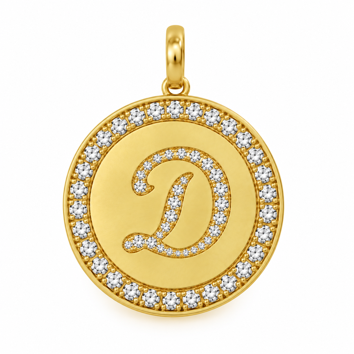 Medalla Inicial Strass XL