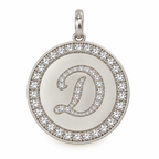 Rhinestone Initial Medal (Customization)