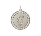 Rhinestone Initial Medal (Customization)