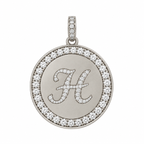 Rhinestone Initial Medal (Customization)