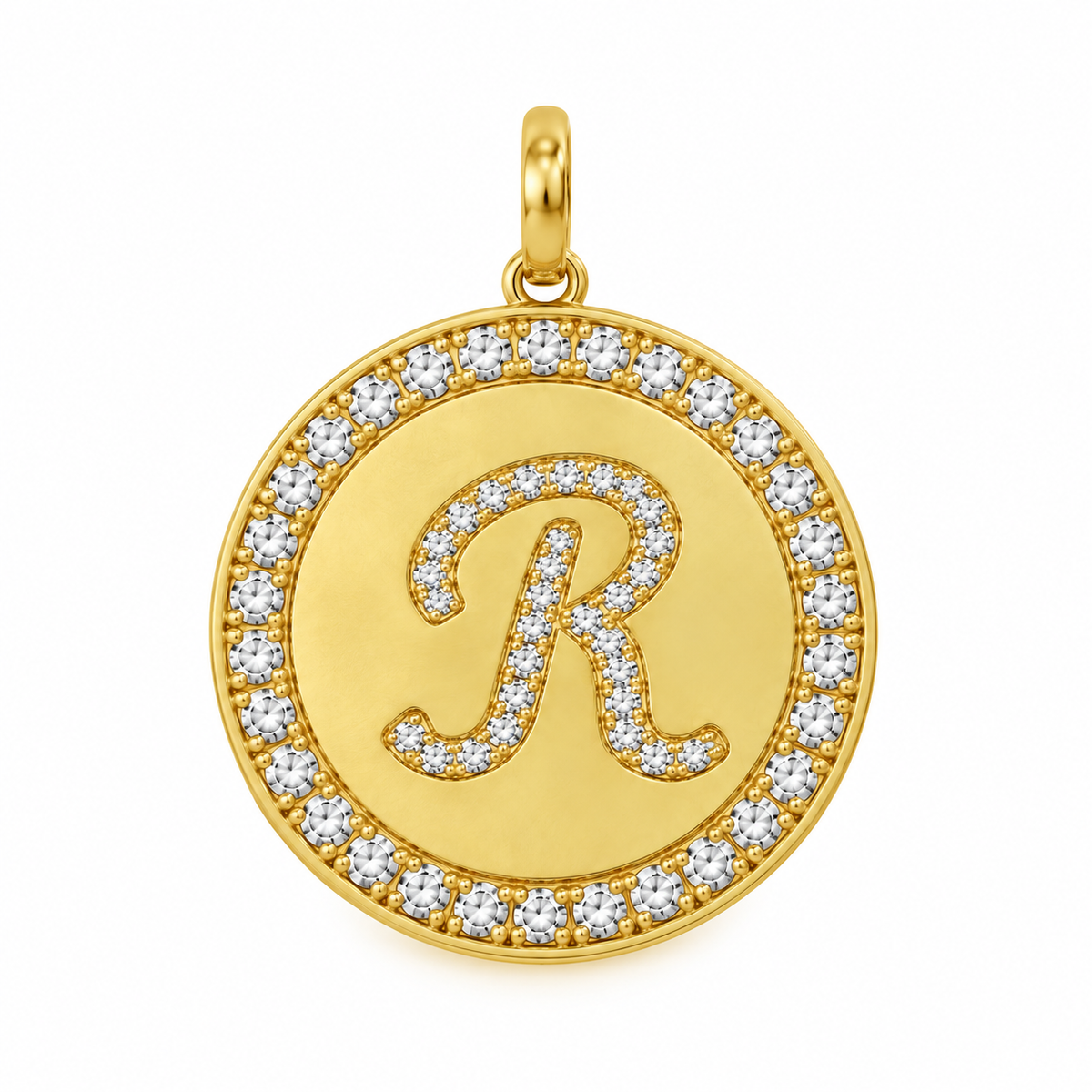 Medalla Inicial Strass XL
