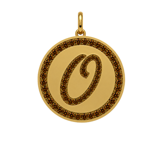 Medalla Inicial Caramelo XL