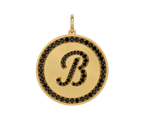 Rhinestone Initial Medal (Customization)
