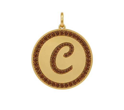 Medalla Inicial Caramelo XL