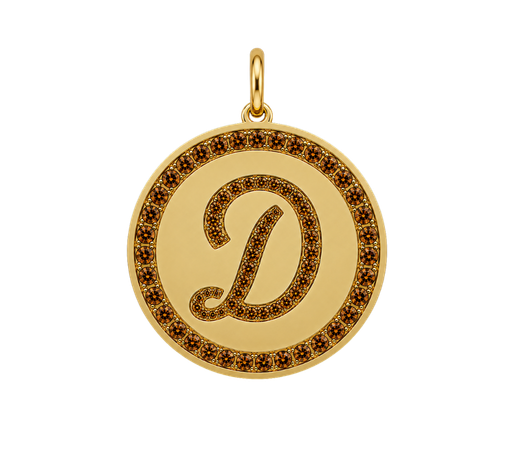Medalla Inicial Caramelo XL