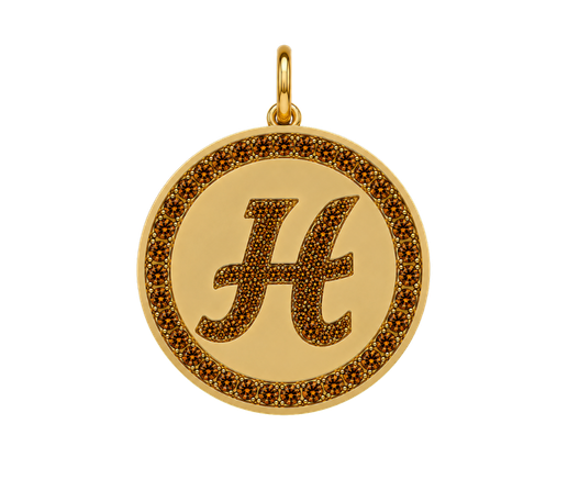 Medalla Inicial Caramelo XL