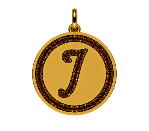 Medalla Inicial Caramelo XL