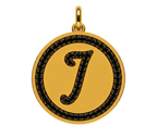 Rhinestone Initial Medal (Customization)