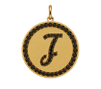 Rhinestone Initial Medal (Customization)