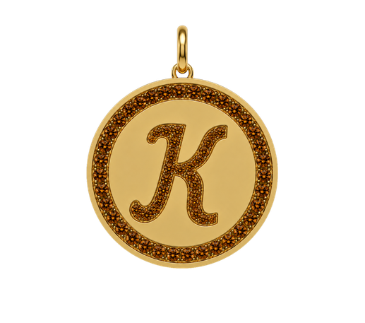 Medalla Inicial Caramelo XL