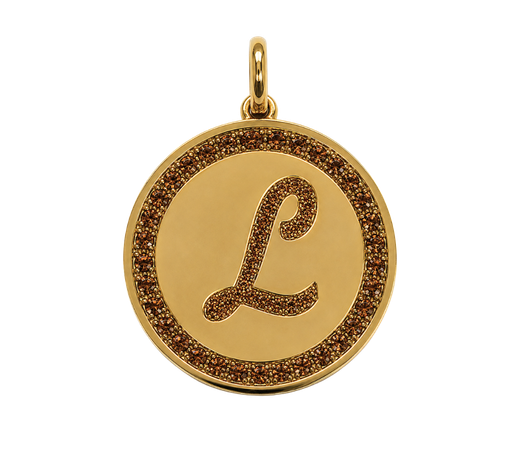 Medalla Inicial Caramelo XL