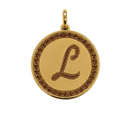 Medalla Inicial Caramelo XL