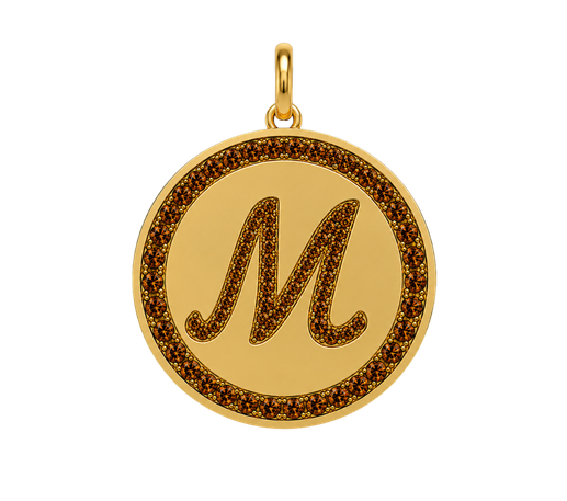 Medalla Inicial Caramelo XL