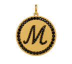 Rhinestone Initial Medal (Customization)