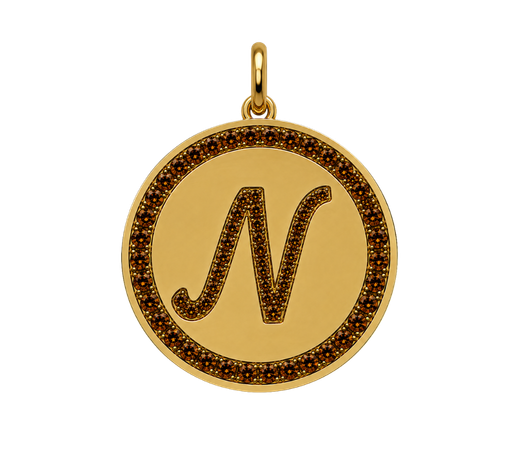 Medalla Inicial Caramelo XL
