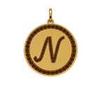 Medalla Inicial Caramelo XL