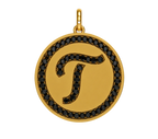 Rhinestone Initial Medal (Customization)