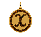 Medalla Inicial Caramelo XL