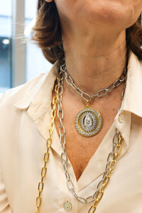 Madonna d'Argento Orbit Pendant