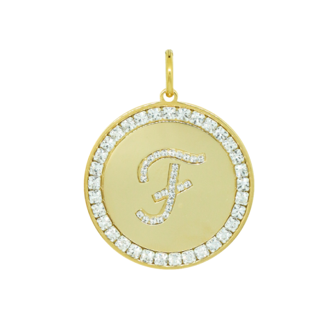 Medalla Inicial Strass (Personalización)