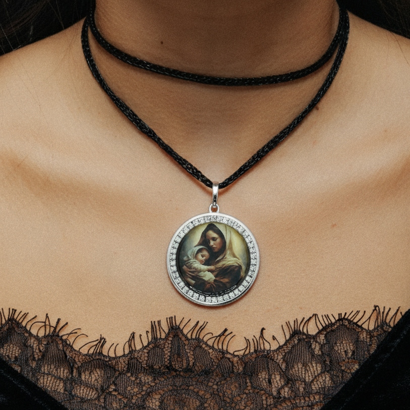 Madonna and Child Pendant