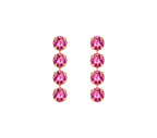 Pendientes Atenea Aqua Peonia