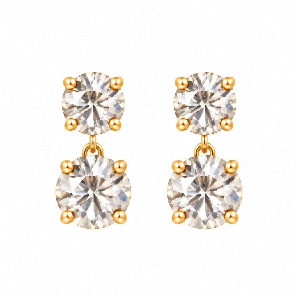 Gemelli Swarovski® Crystal Drop Earrings