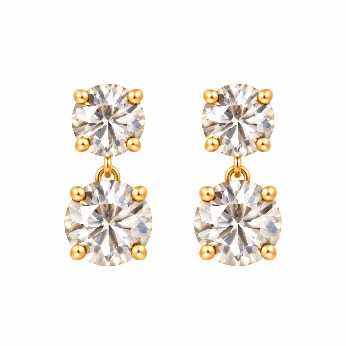 Gemelli Swarovski® Crystal Drop Earrings