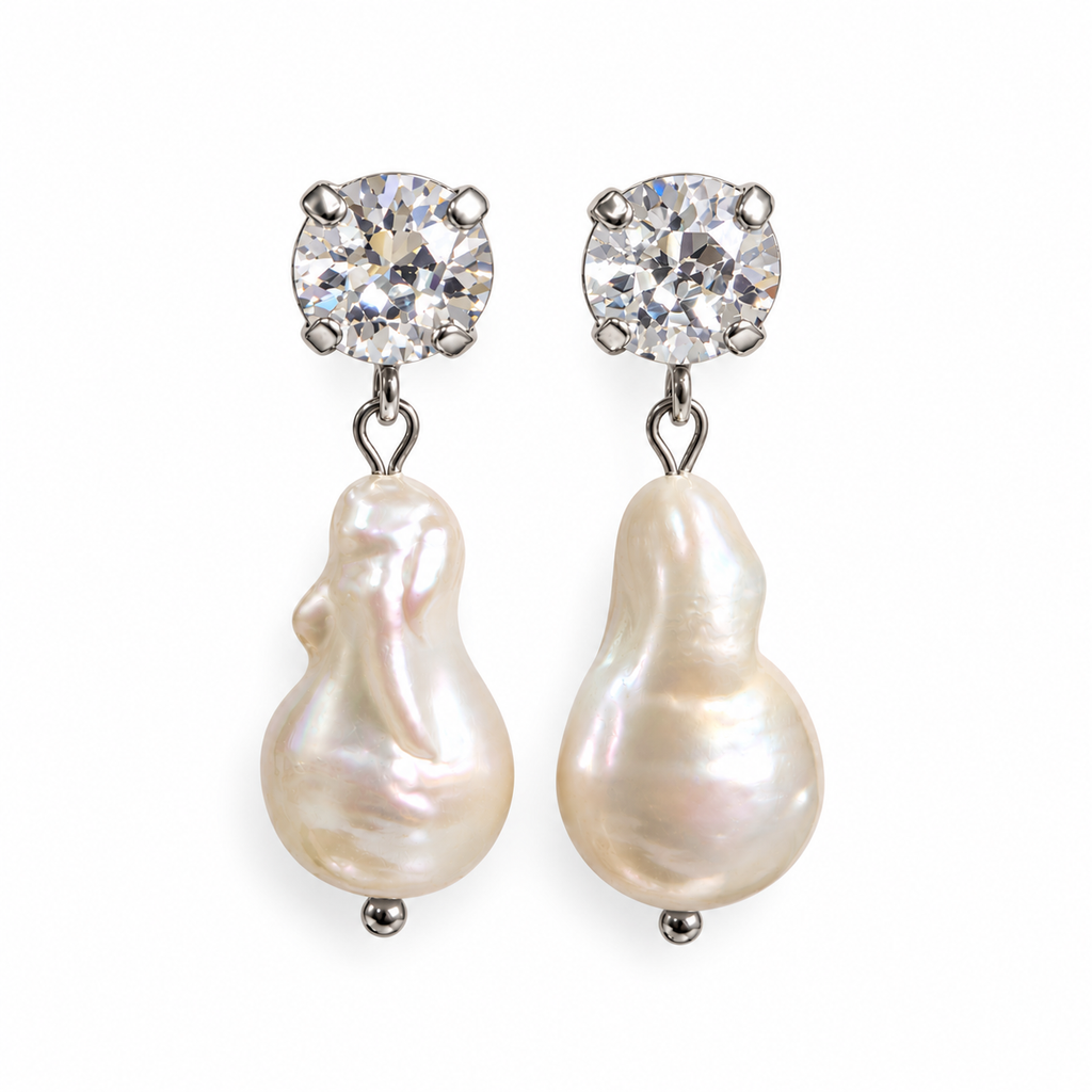 Pendientes Perla Barroca