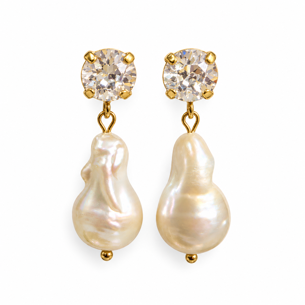 Pendientes Perla Barroca