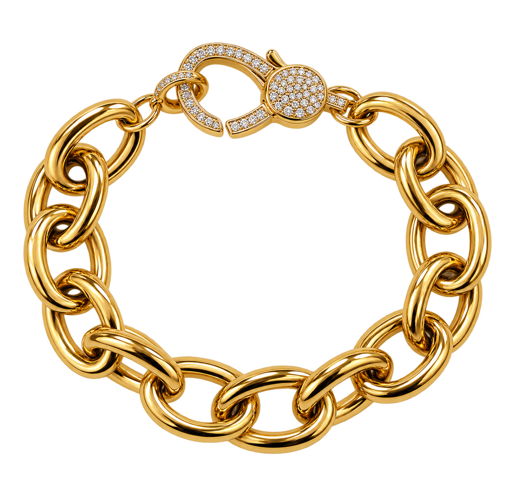 Pulsera Eslabones Pavé