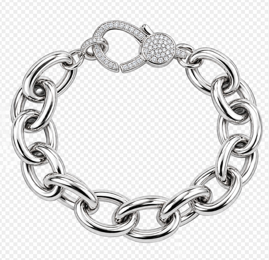 Pulsera Eslabones Pavé