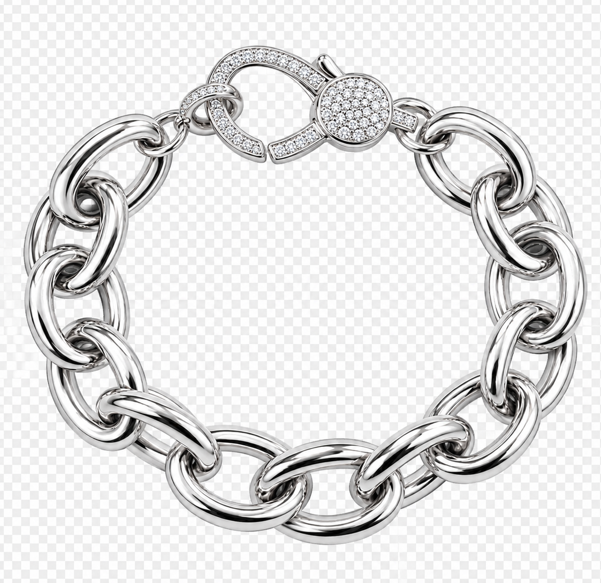 Pulsera Eslabones Pavé