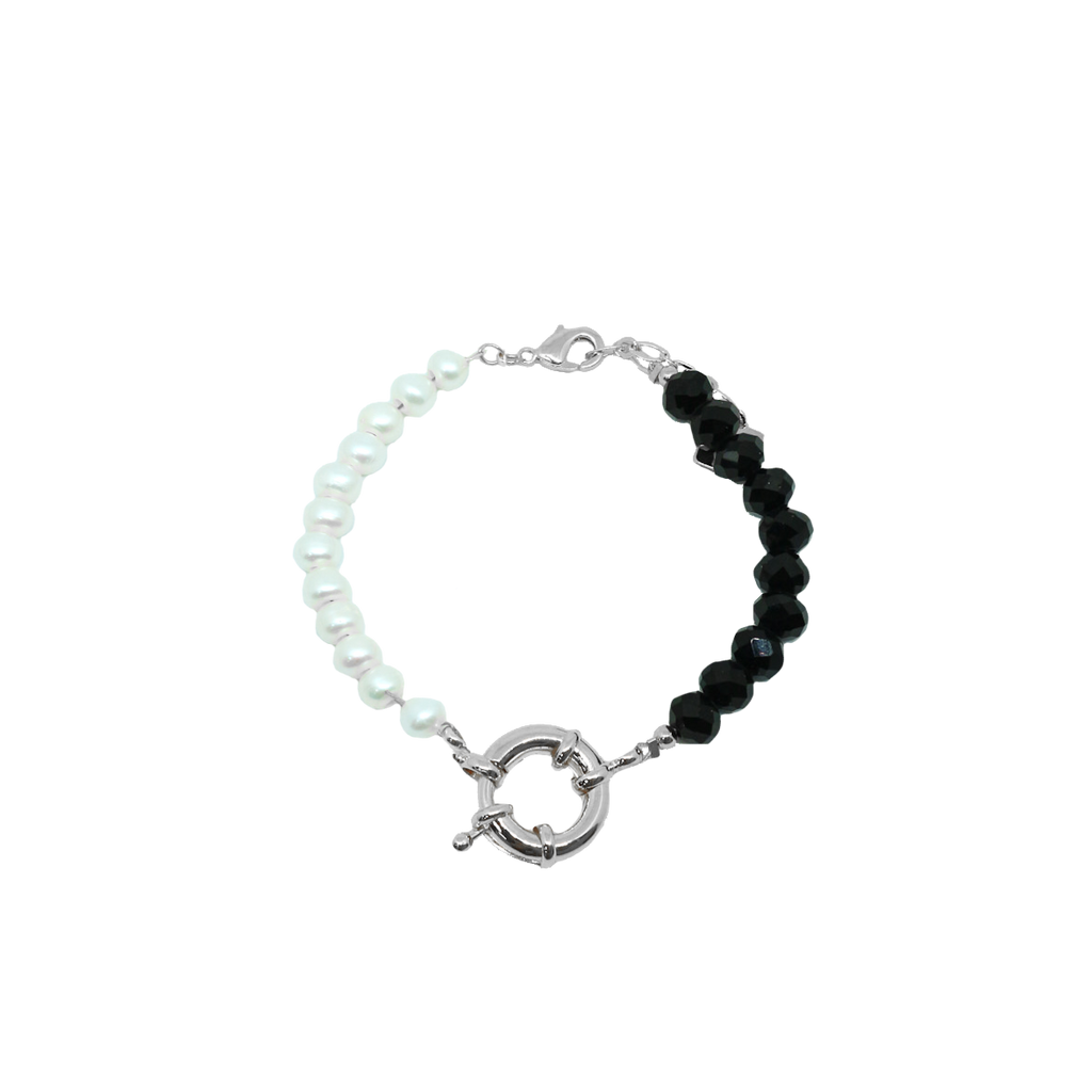 Pulsera Mix Perlas Black