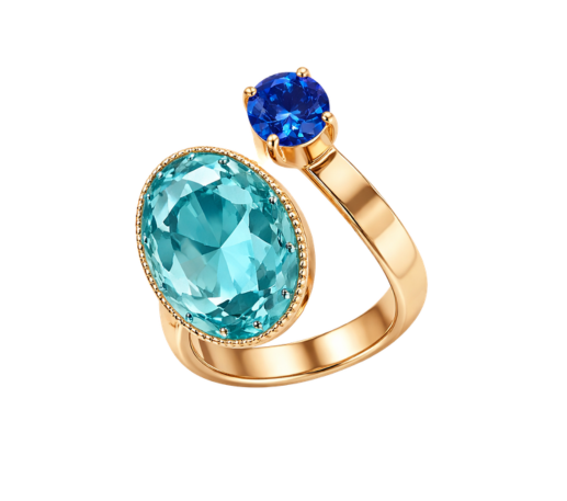 Anillo Bellagio Azul