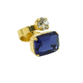 Gemelli Ring with Swarovski® Crystal