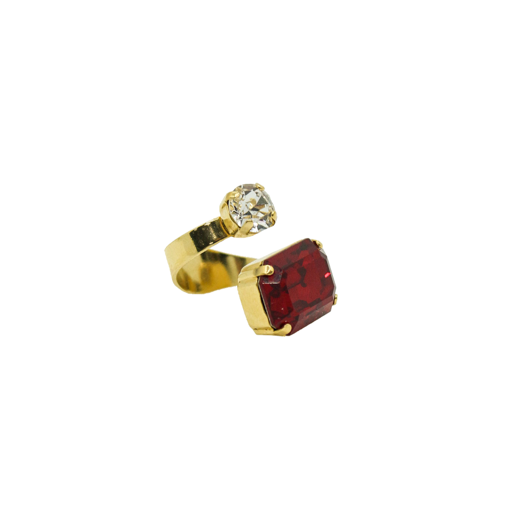 Anillo Gemelli con Cristal de Swarovski®