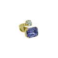 Anillo Gemelli Tanzanita