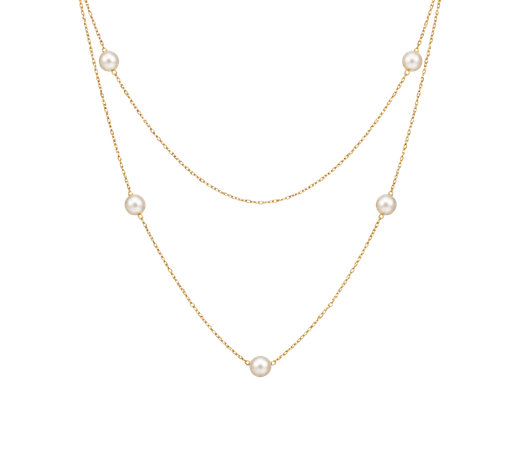 Cadena Perlas Intercaladas