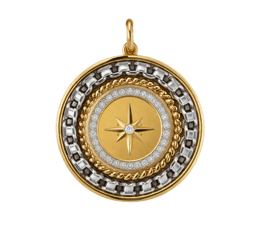 Medalla Estrella Bicolor