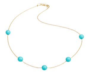 Cadena Esferas de Cristal Colores