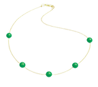 Cadena Esferas de Cristal Colores