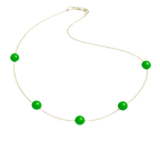 Cadena Esferas de Cristal Colores