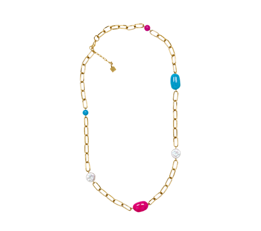 Collar de Eslabones AquaPeonia
